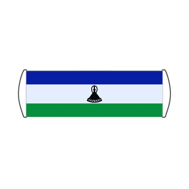 Bannière de défilement Drapeau du Lesotho - Pixelforma