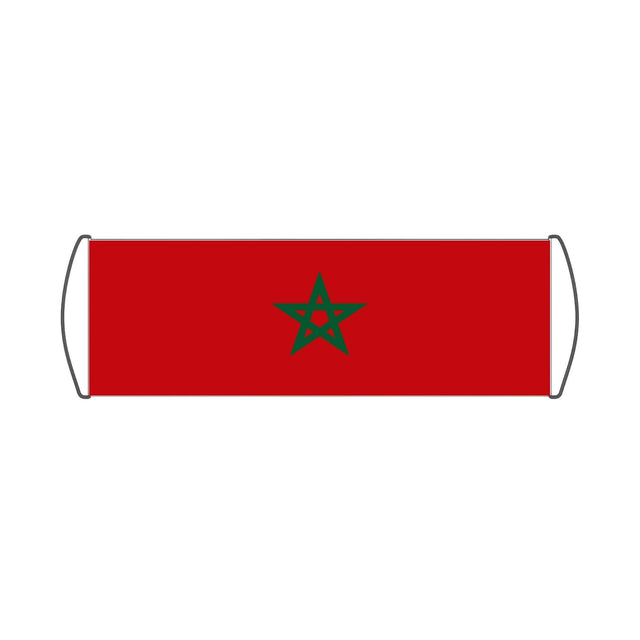 Bannière de défilement Drapeau du Maroc - Pixelforma