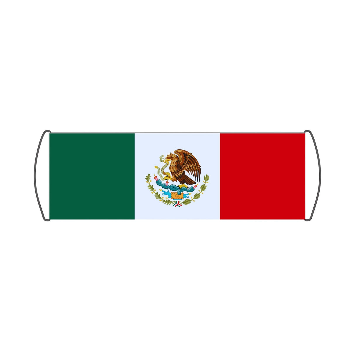 Flag of Mexico Scroll Banner - Pixelforma