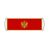 Flag of Montenegro Scroll Banner - Pixelforma