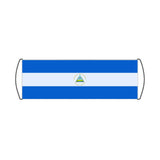 Nicaragua Flag Scroll Banner - Pixelforma