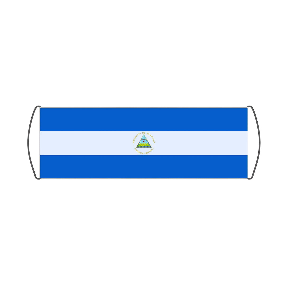 Bannière de défilement Drapeau du Nicaragua - Pixelforma