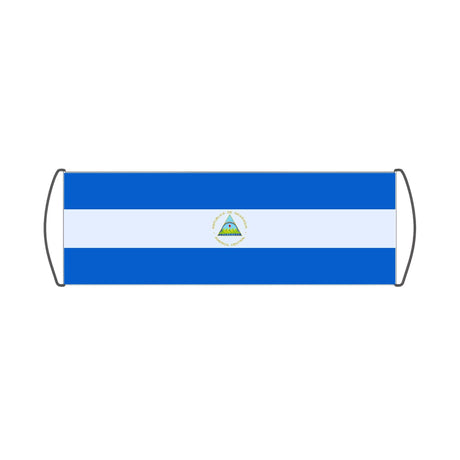 Bannière de défilement Drapeau du Nicaragua - Pixelforma