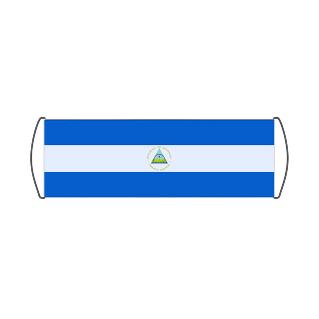 Bannière de défilement Drapeau du Nicaragua - Pixelforma