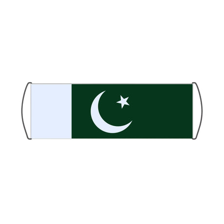 Pakistan Flag Scroll Banner - Pixelforma