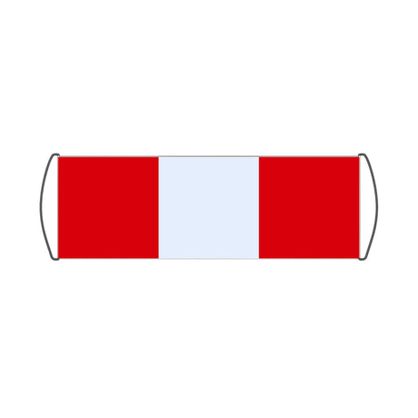 Flag of Peru Scroll Banner - Pixelforma