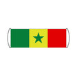 Senegal Flag Scroll Banner - Pixelforma