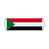 Sudan Flag Scroll Banner - Pixelforma