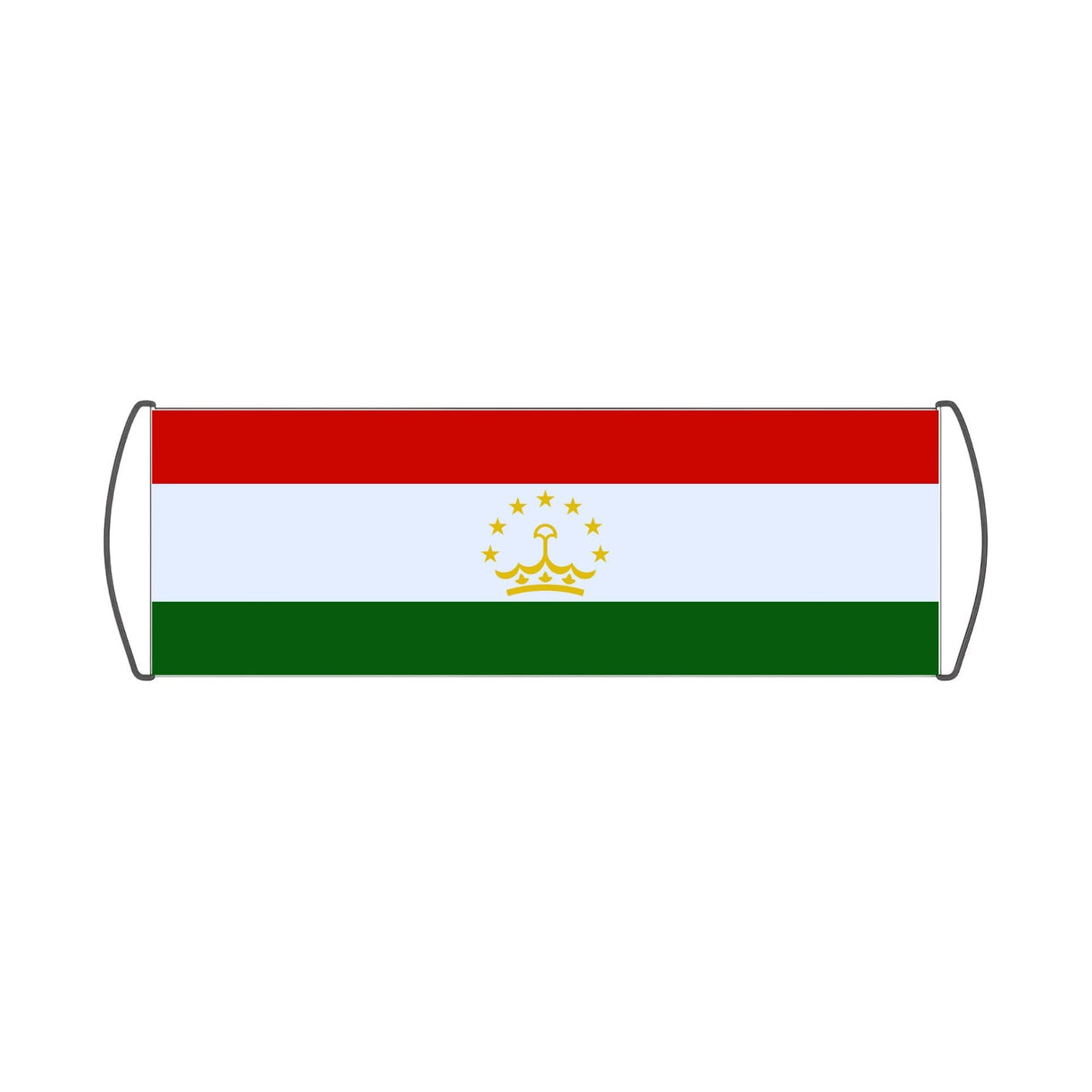 Flag of Tajikistan Scroll Banner - Pixelforma
