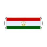 Flag of Tajikistan Scroll Banner - Pixelforma