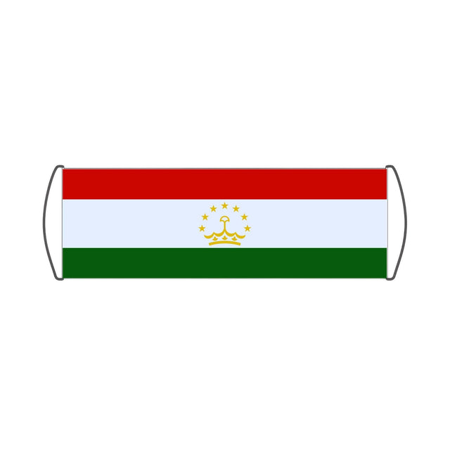 Bannière de défilement Drapeau du Tadjikistan - Pixelforma