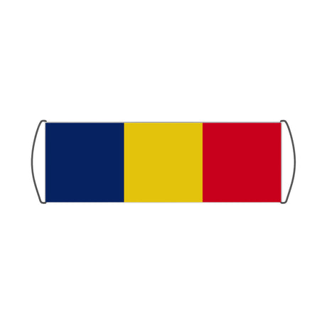 Flag of Chad Scroll Banner - Pixelforma