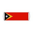 Flag of Timor-Leste Scroll Banner - Pixelforma