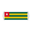 Togo Flag Scroll Banner - Pixelforma