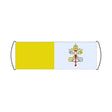 Vatican Flag Scroll Banner - Pixelforma