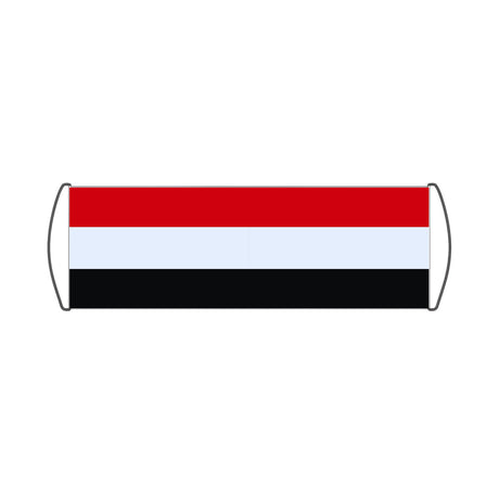Flag of Yemen Scroll Banner - Pixelforma
