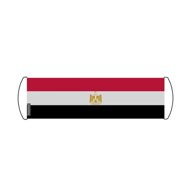 Bannière de défilement Drapeau Égypte en Polyester - Pixelforma 