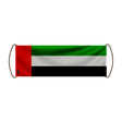Bannière de défilement drapeau émirats arabes unis polyester