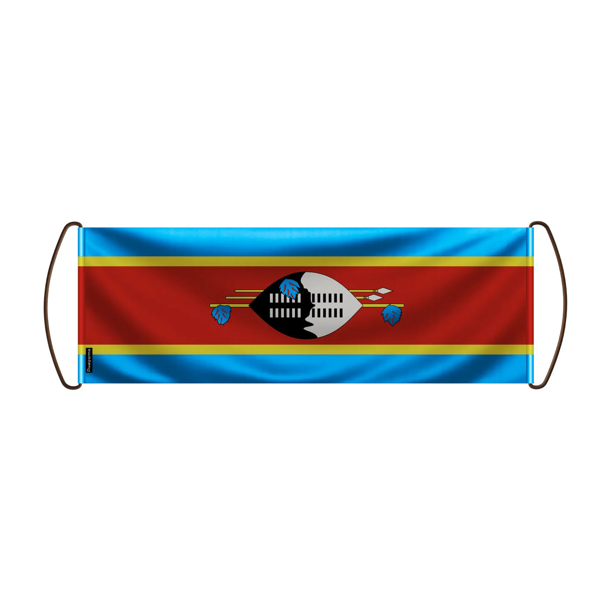Bannière de défilement drapeau eswatini en polyester