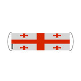 Bannière de défilement drapeau géorgie en polyester - pixelforma