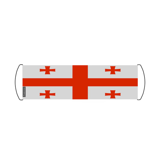 Bannière de défilement drapeau géorgie en polyester - pixelforma