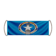 Bannière de défilement drapeau îles mariannes polyester