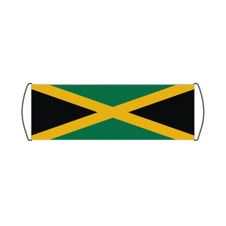 Bannière de défilement Drapeau Jamaïque en Polyester - Pixelforma 