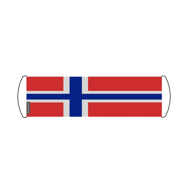 Bannière de défilement Drapeau de Norvège en Polyester - Pixelforma 