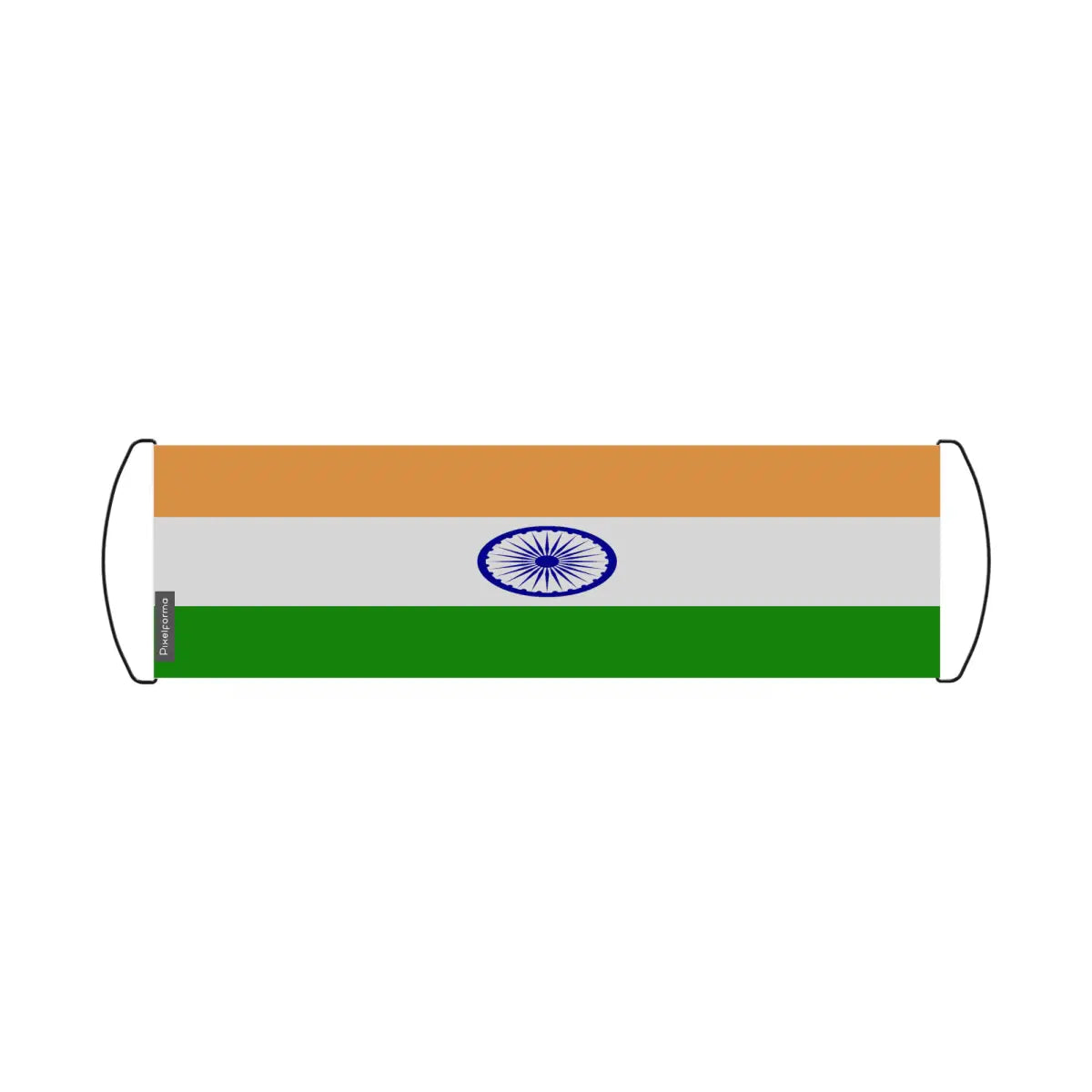 Bannière de défilement Drapeau l'Inde en Polyester - Pixelforma 