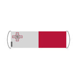 Bannière de défilement drapeau malte en polyester - pixelforma