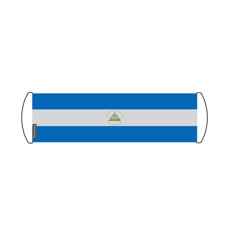 Bannière de défilement Drapeau Nicaragua en Polyester - Pixelforma 