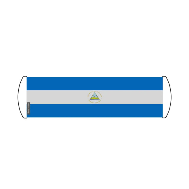 Bannière de défilement Drapeau Nicaragua en Polyester - Pixelforma 