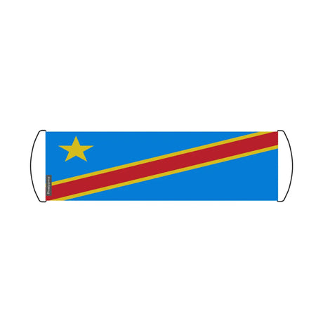 Bannière de défilement Drapeau république démocratique du Congo en Polyester - Pixelforma 