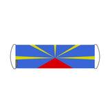 Bannière de défilement Drapeau Réunion en Polyester - Pixelforma 