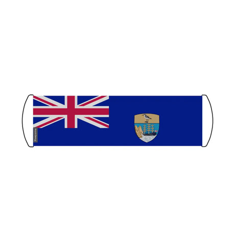Bannière de défilement drapeau sainte-hélène ascension et tristan da cunha en polyester - pixelforma