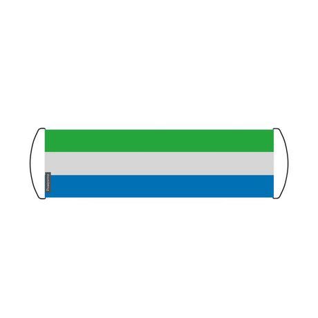 Bannière de défilement drapeau sierra leone en polyester - pixelforma