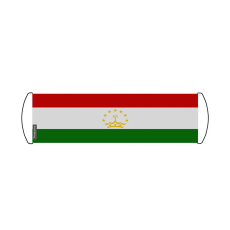 Bannière de défilement Drapeau Tadjikistan en Polyester - Pixelforma 