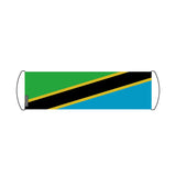 Bannière de défilement Drapeau Tanzanie en Polyester - Pixelforma 