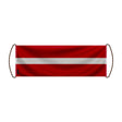 Bannière de défilement drapeau ttonie polyester main
