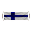 Bannière de défilement finlande en polyester pour événement