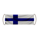 Bannière de défilement finlande en polyester pour événement