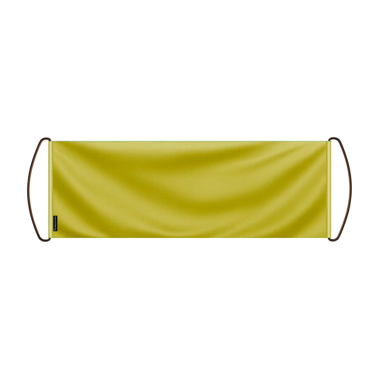 Bannière de défilement france jaune polyester événements sportifs