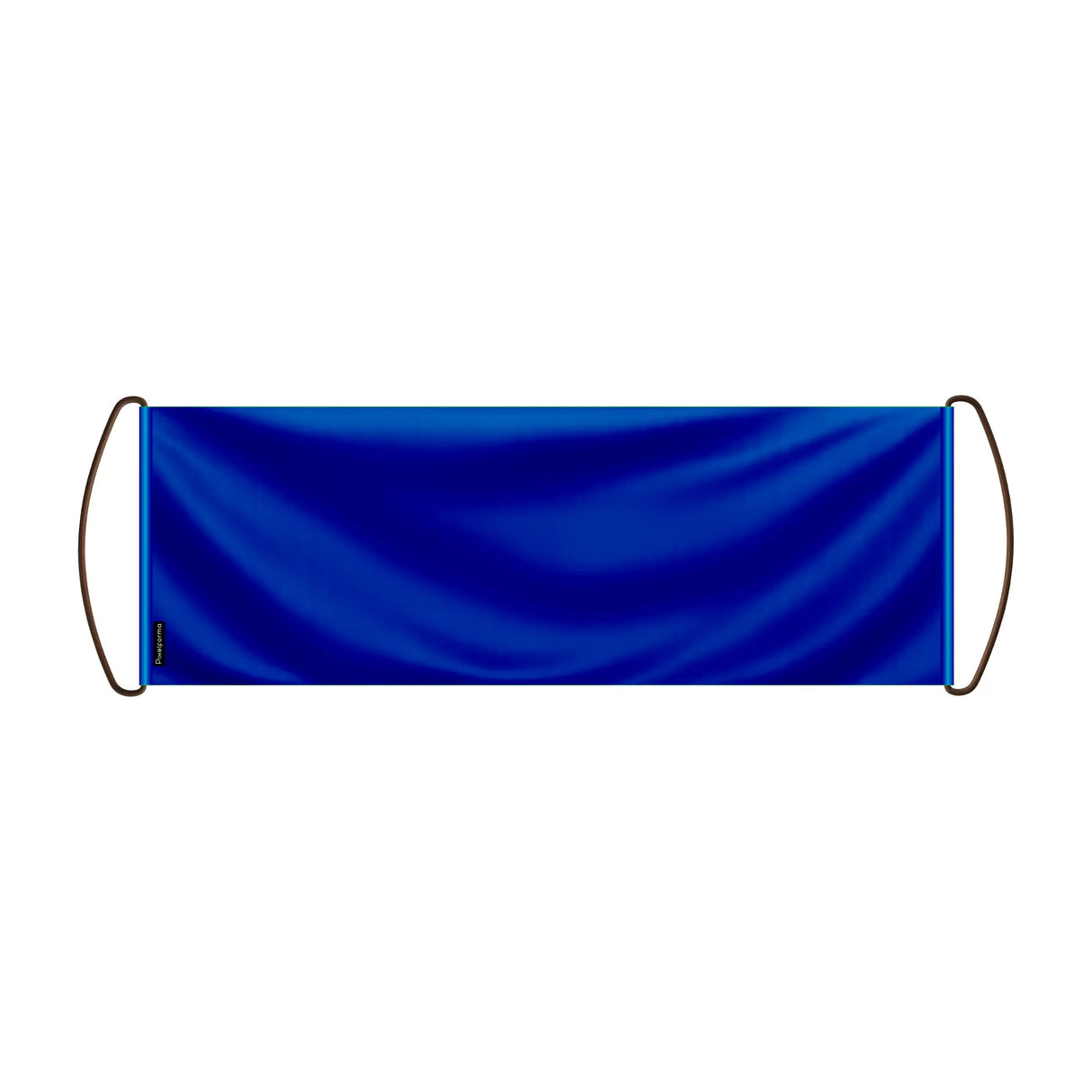 Bannière de défilement france polyester bleu foncé mains
