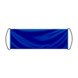 Bannière de défilement france polyester bleu foncé mains