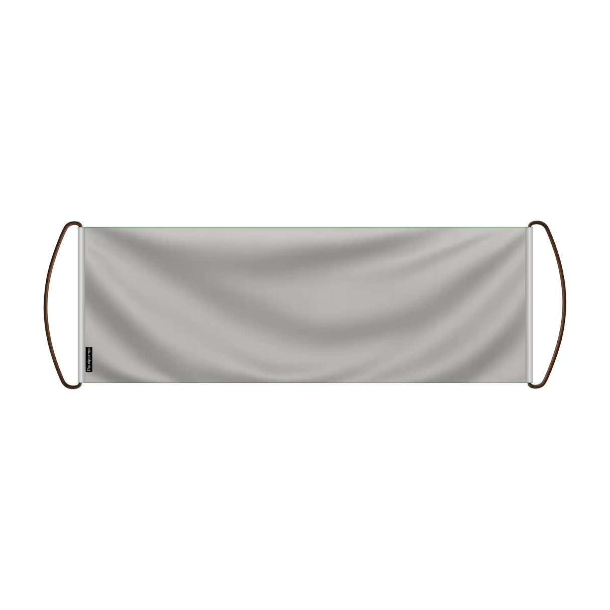 Bannière de défilement france polyester drapeau gris clair