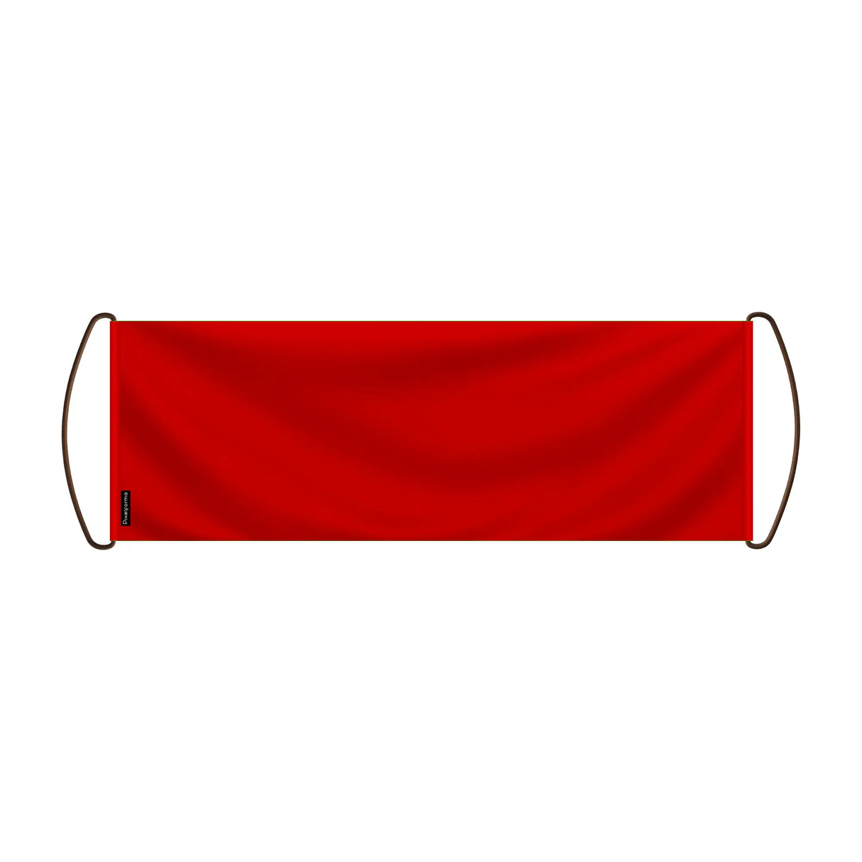 Bannière de défilement france rouge polyester pour événements