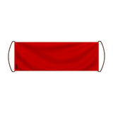 Bannière de défilement france rouge polyester pour événements
