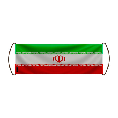Bannière de défilement iran en polyester pour événement