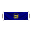Bannière de défilement nebraska polyester pour événements sportifs