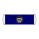 Bannière de défilement nebraska polyester pour événements sportifs